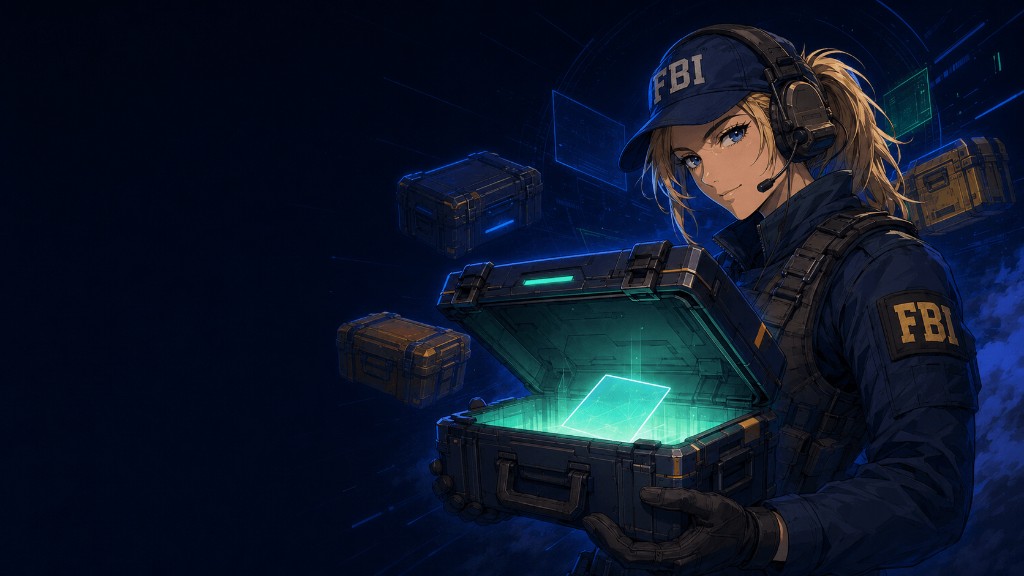 CASEDESK — agent opening a glowing CS2 bonus case